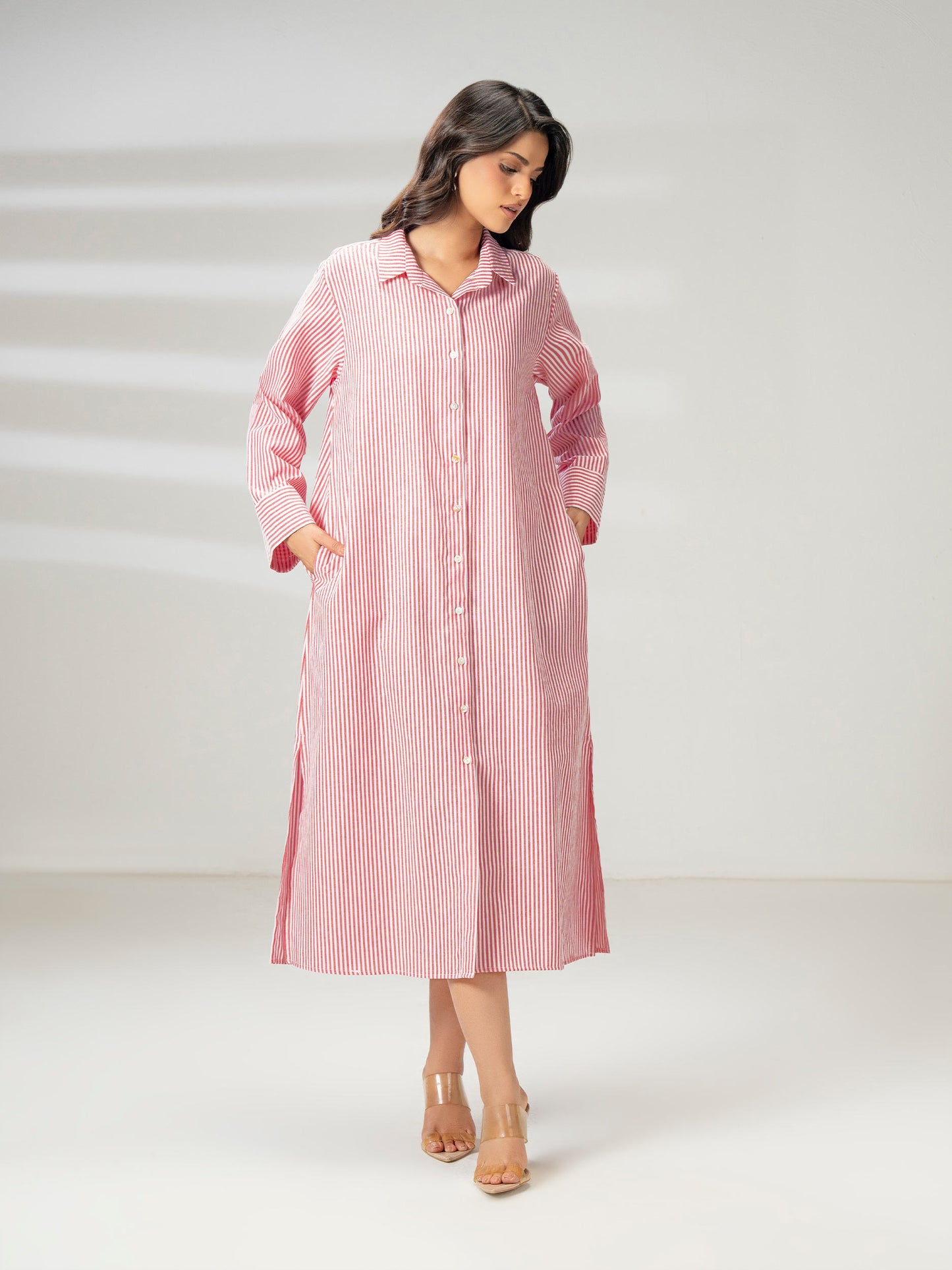 Printed Yarn Dyed Dress