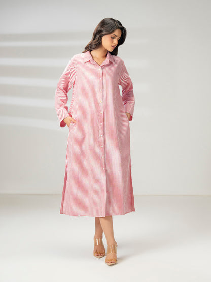 Printed Yarn Dyed Dress