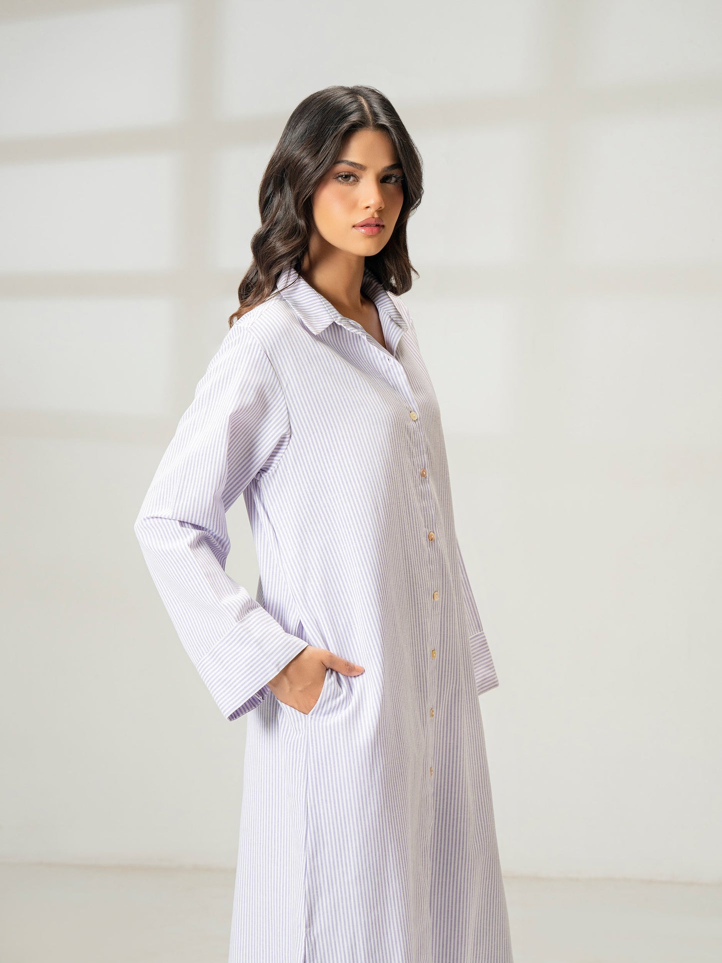 Printed Yarn Dyed Dress