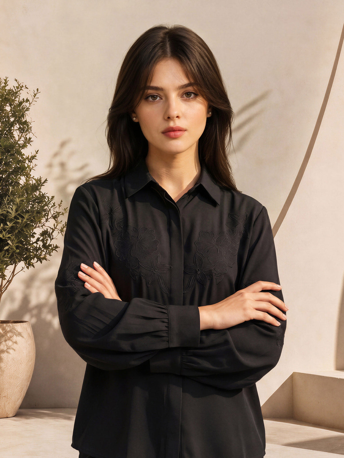 Relaxed Co-ord- Embroidered
