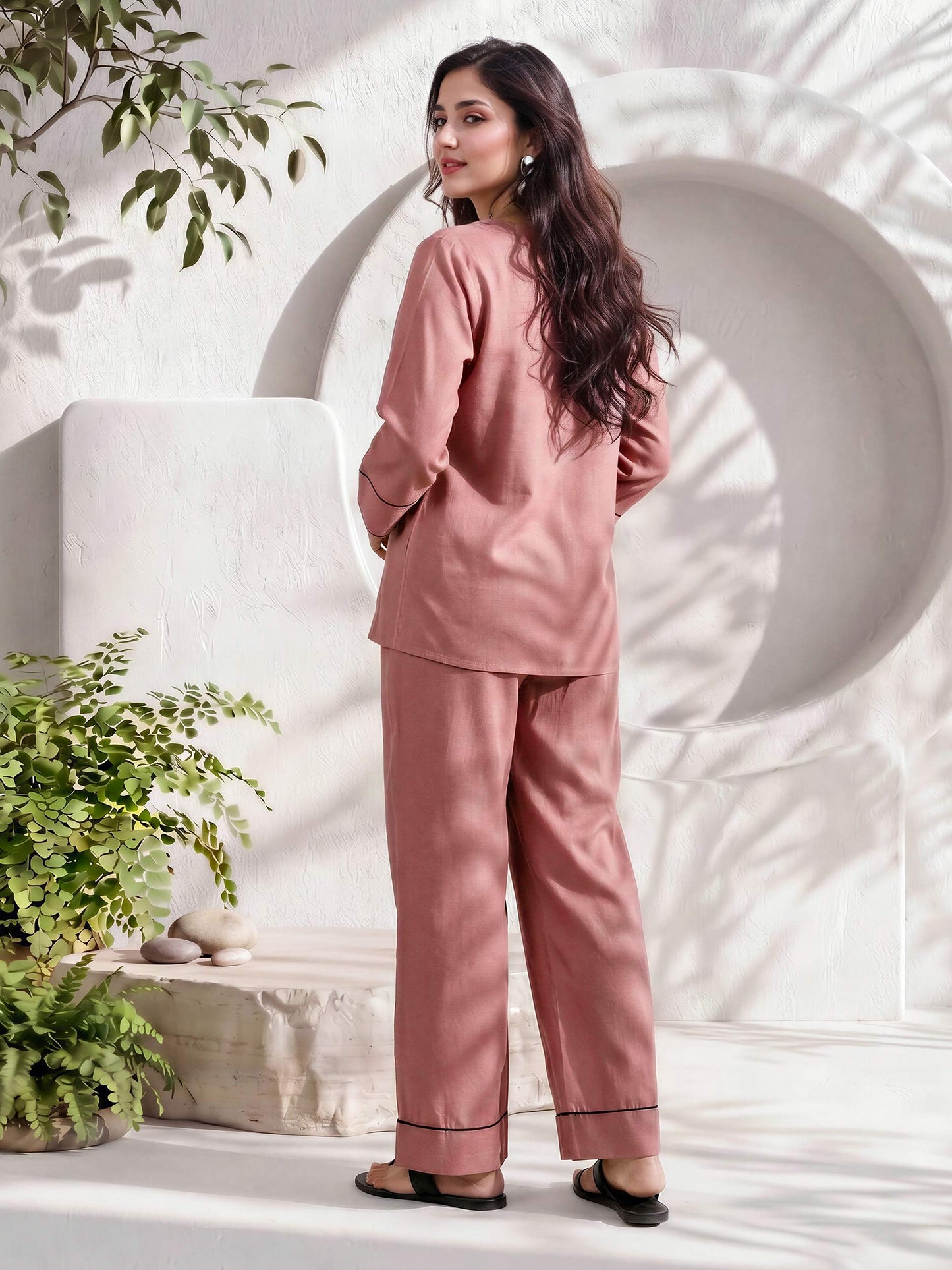 Poly Viscose Co-ord Set