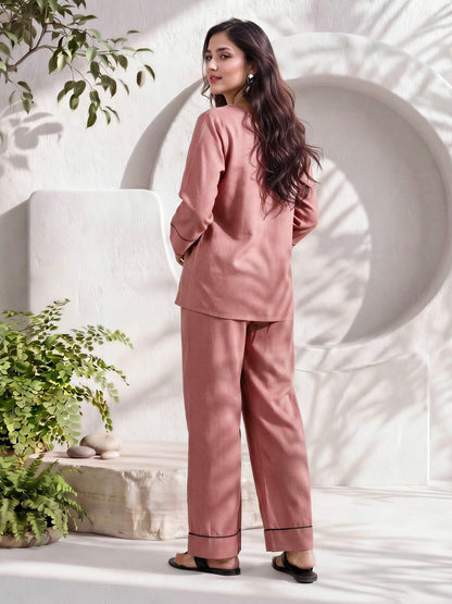 Poly Viscose Co-ord Set