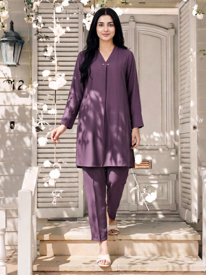 2 Piece Silk Suit (Pret)