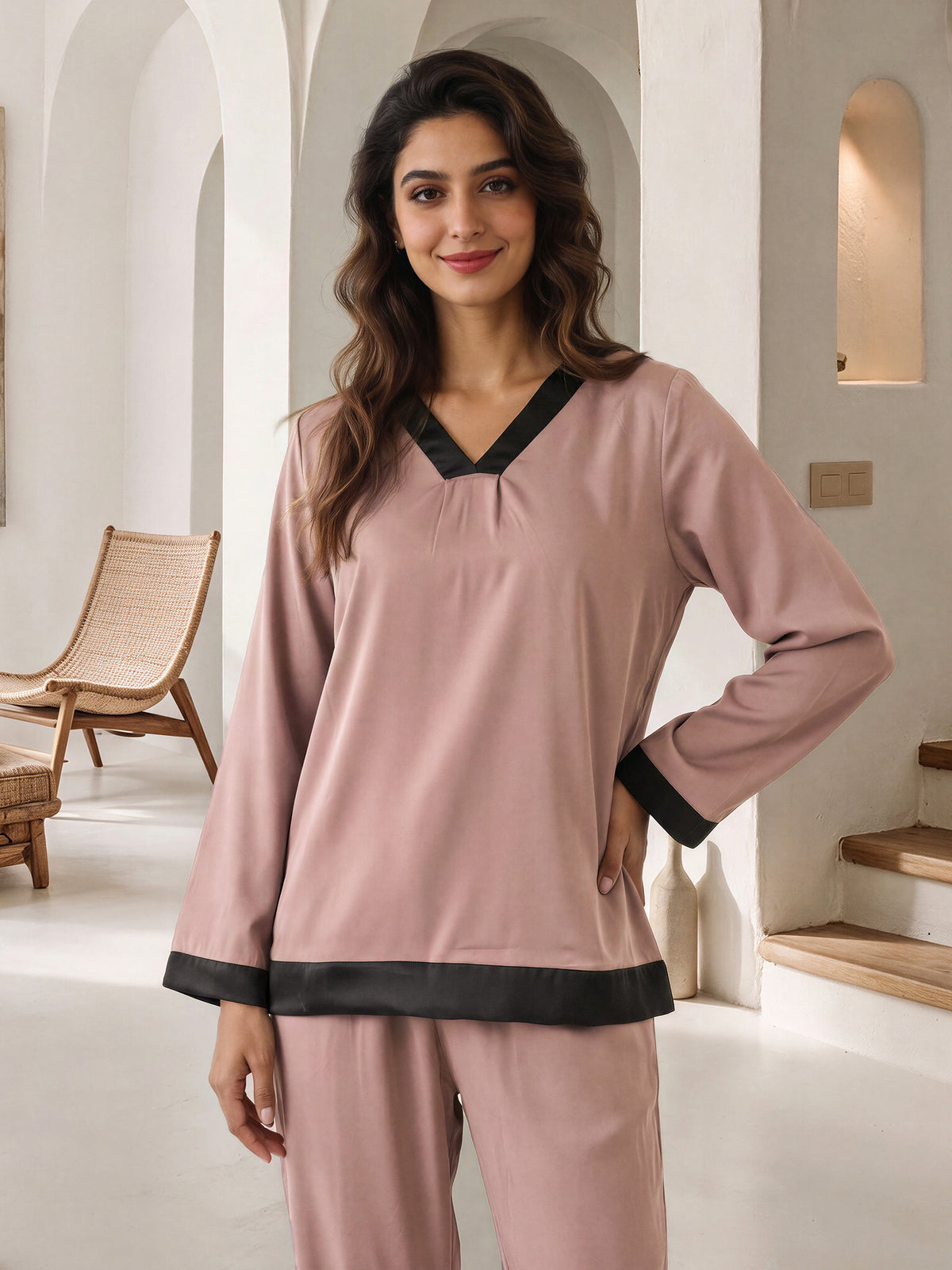 Sleek Contrast Co-ord