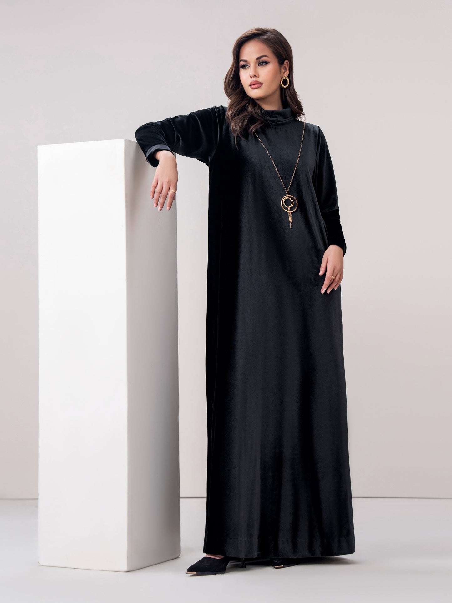 Velour Dress (Pret)