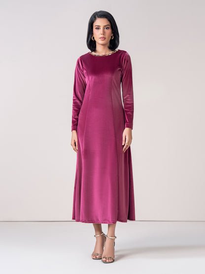 Velour Dress (Pret)