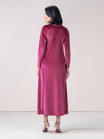 Velour Dress (Pret)