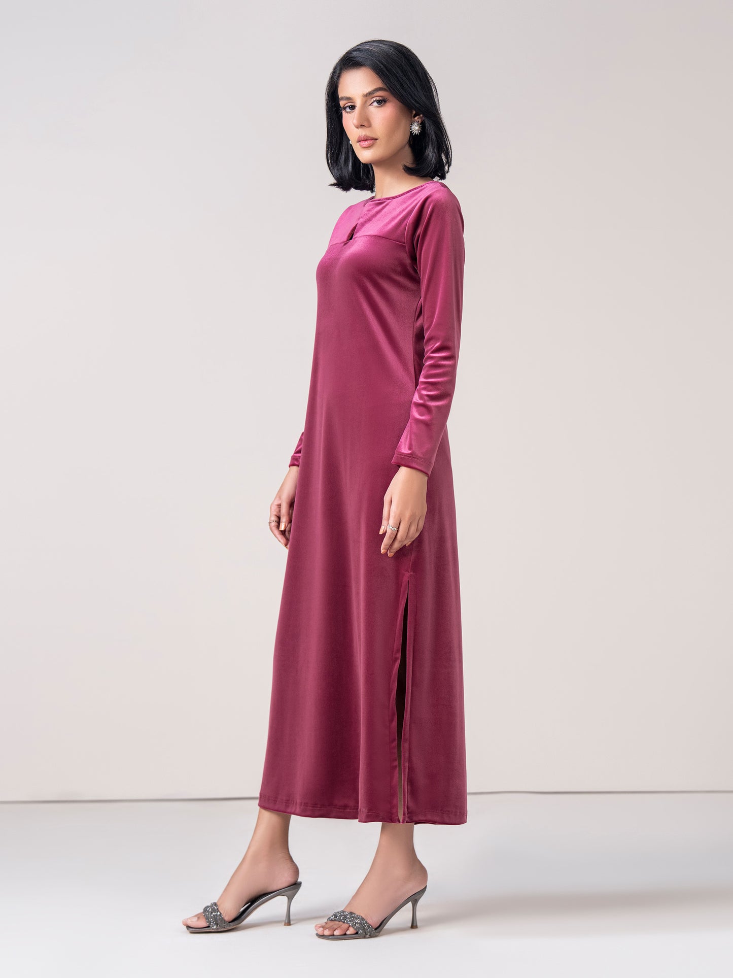 Velour Dress (Pret)