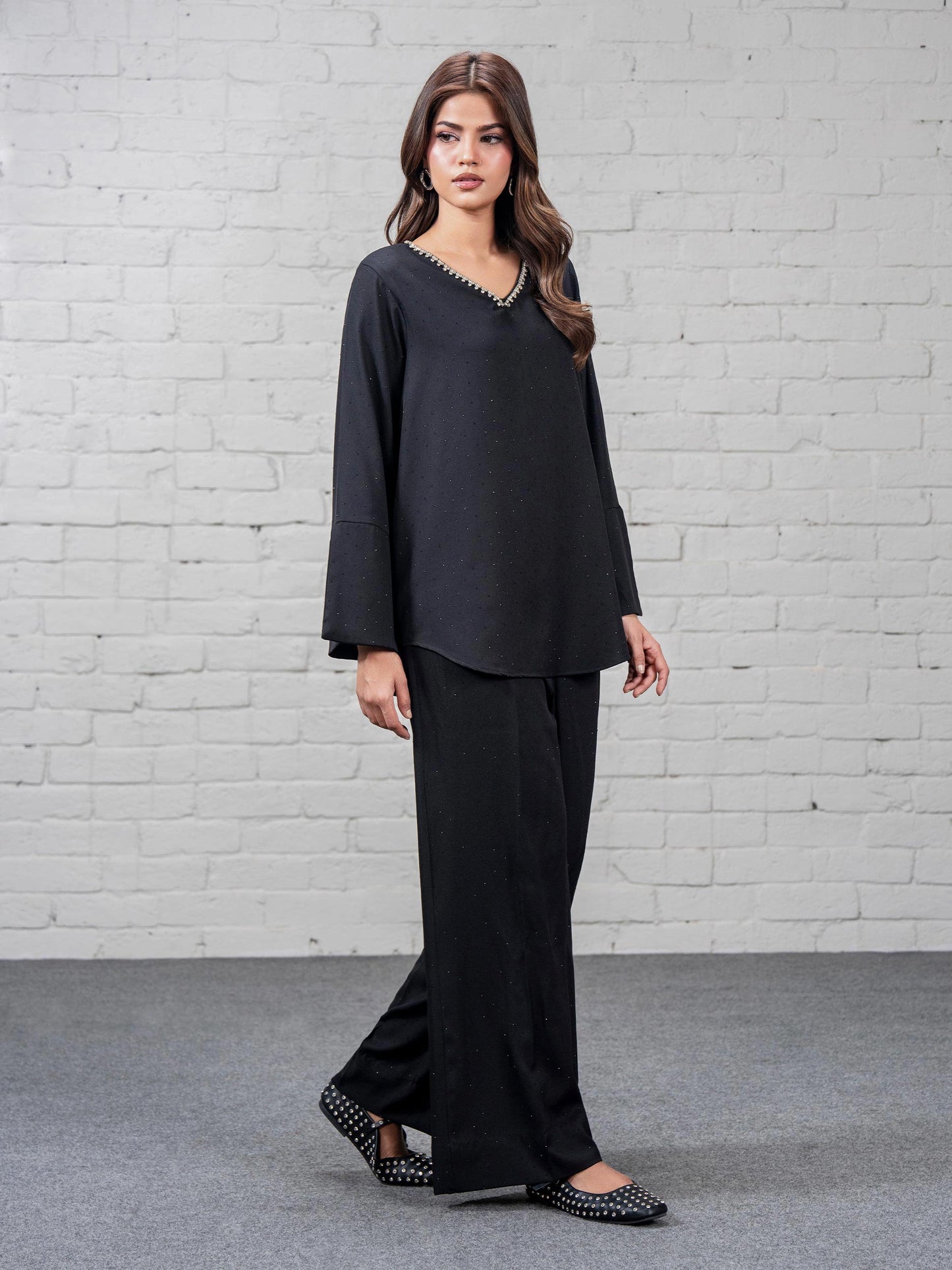 Grip Co-ord Set- Embellished