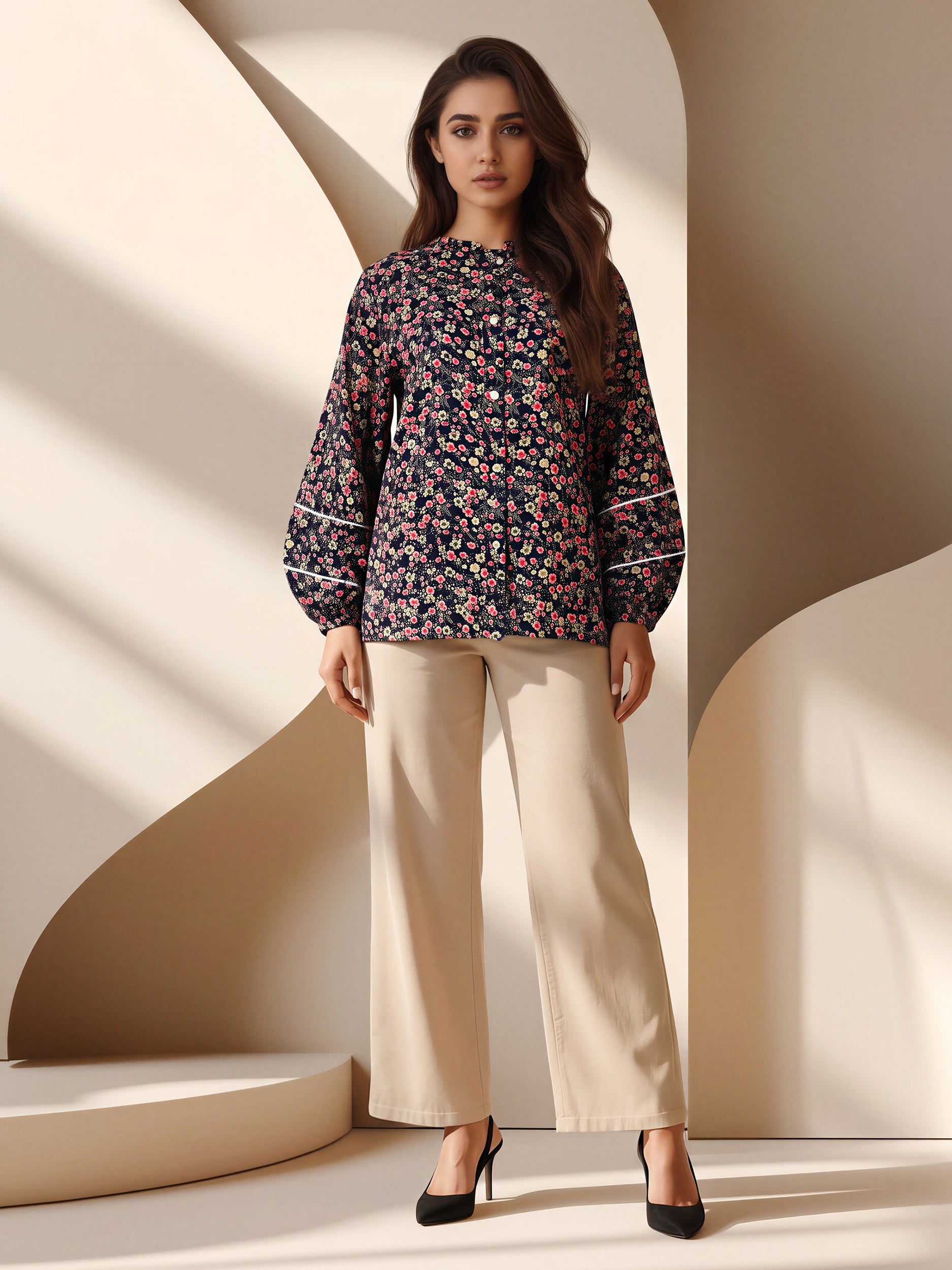 Ric-Rac Trim Top
