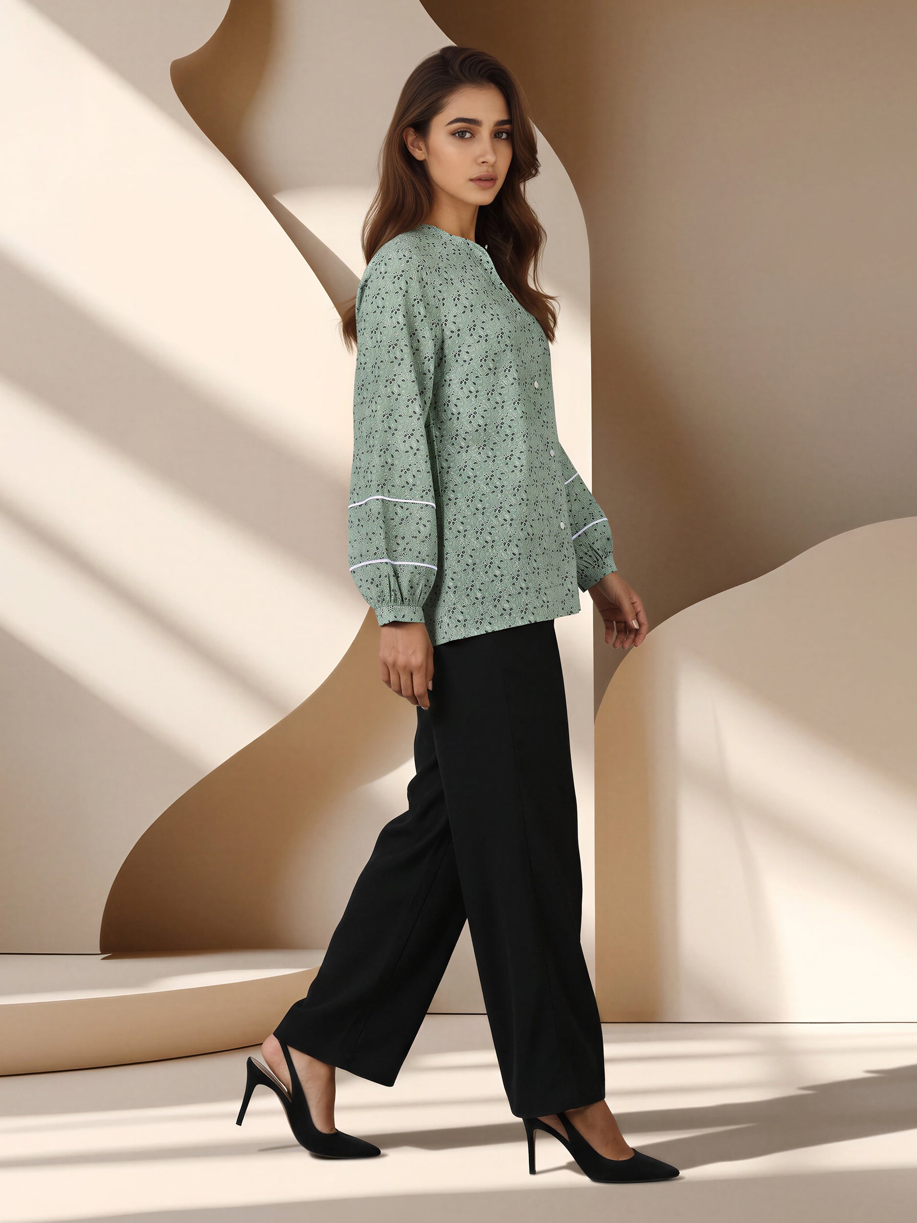 Ric-Rac Trim Top