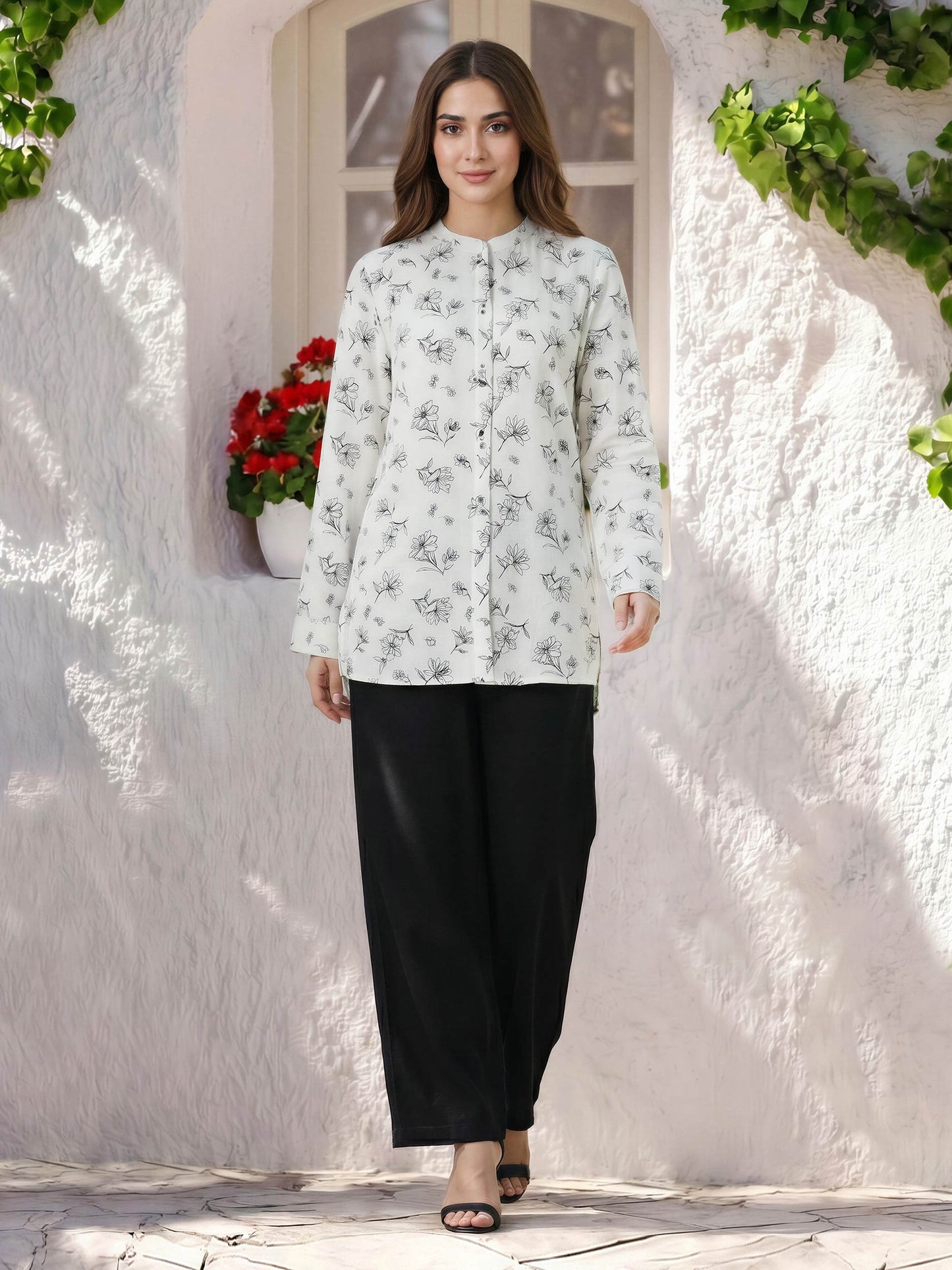 Poly Viscose Top