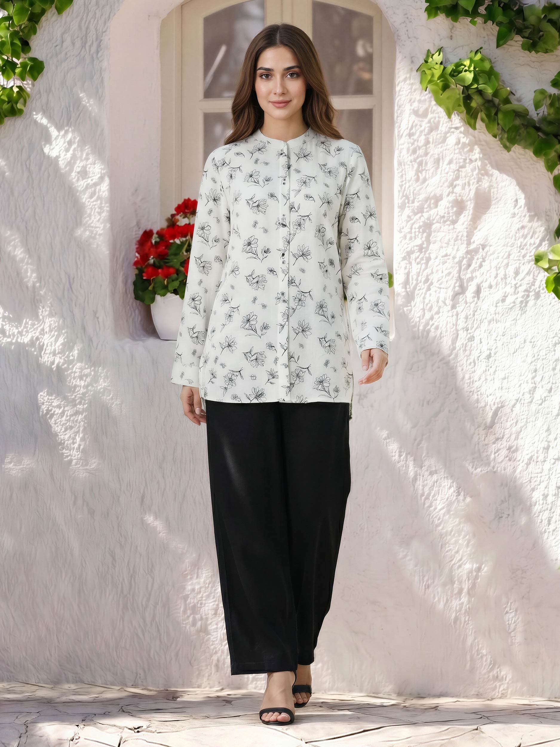 Poly Viscose Top