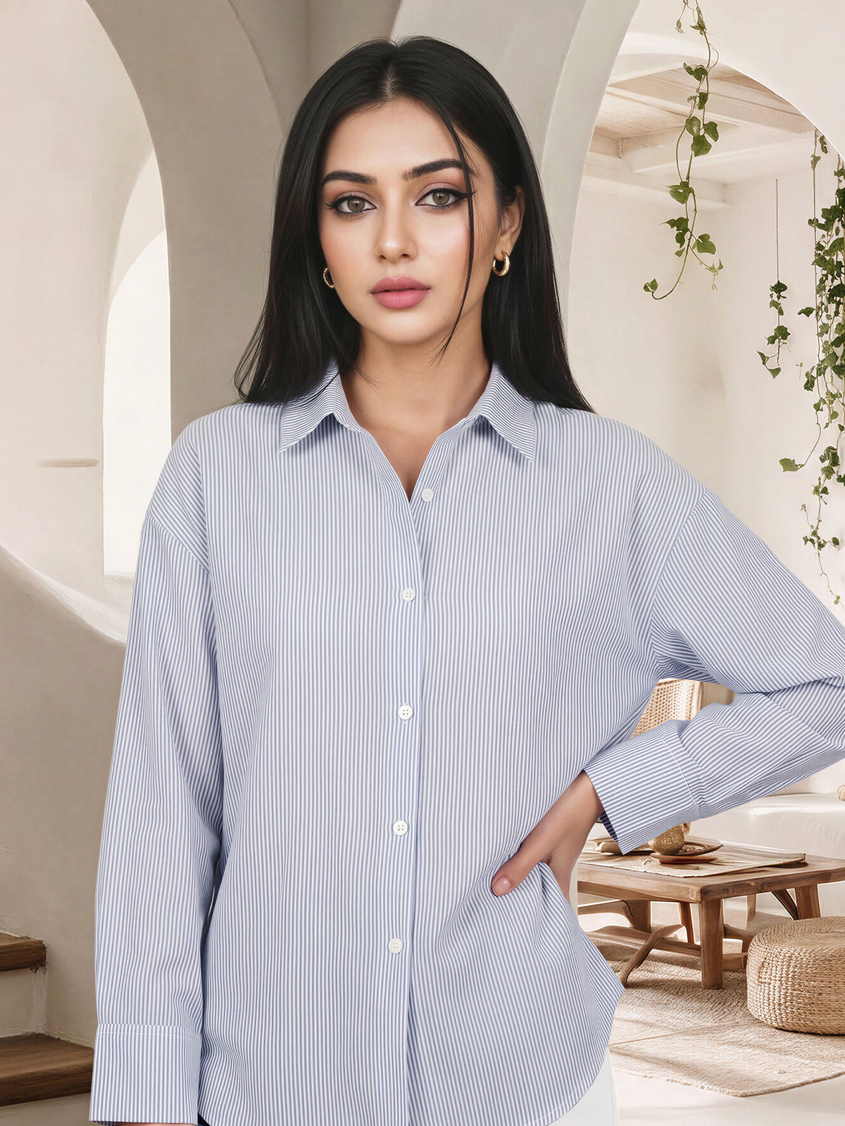Pinstripe Shirt