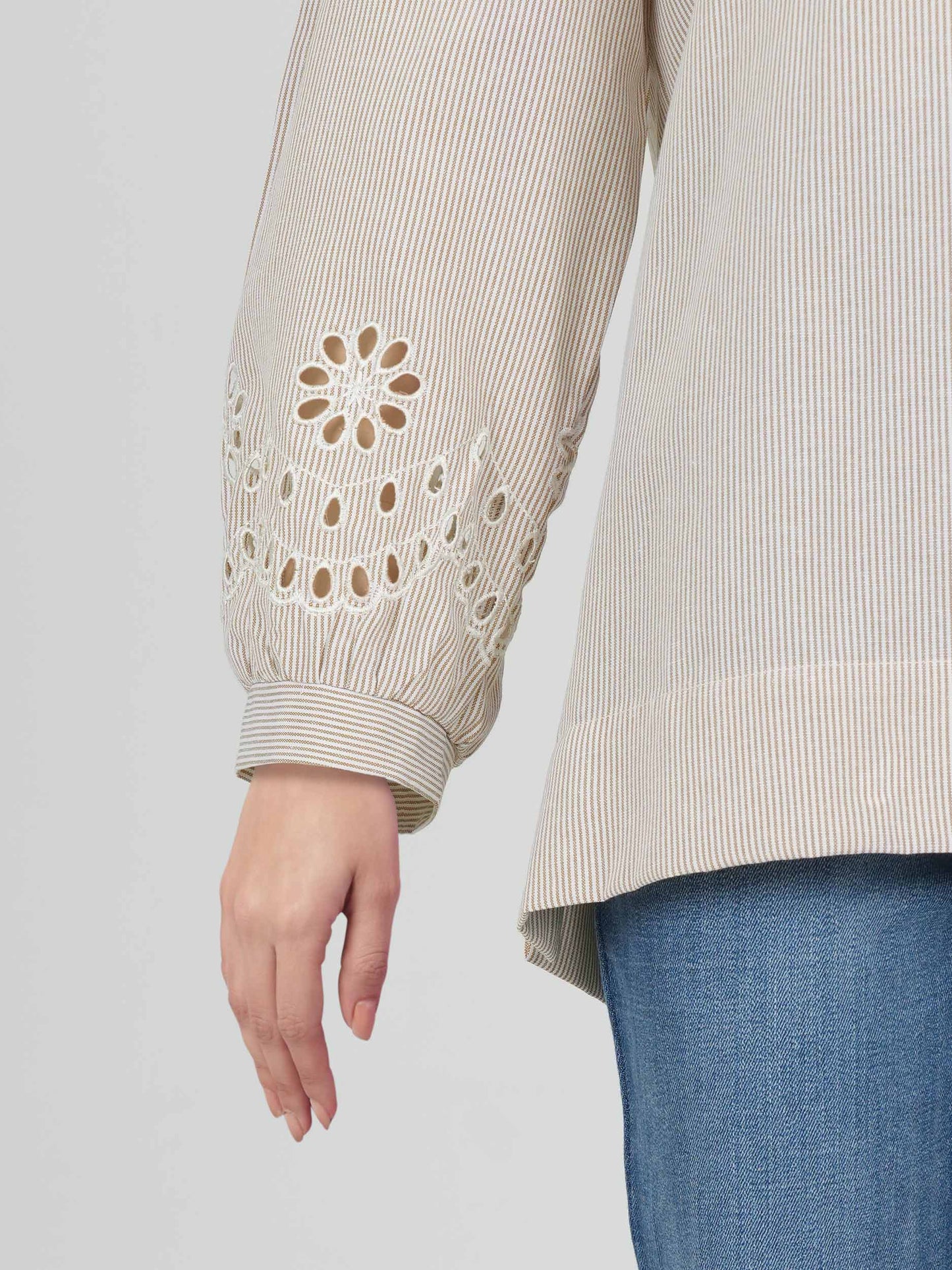 Yarn Dyed Top- Embroidered