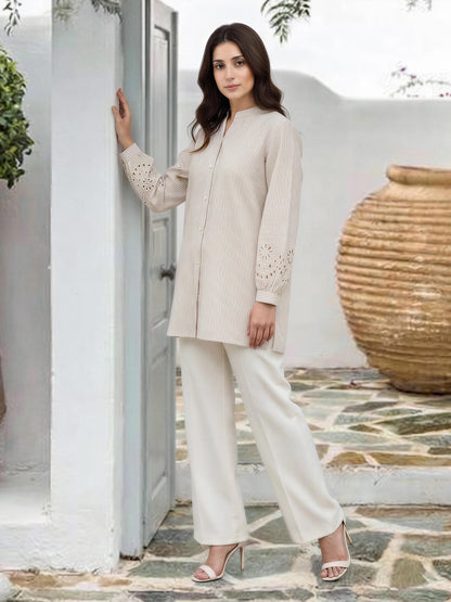 Yarn Dyed Top- Embroidered