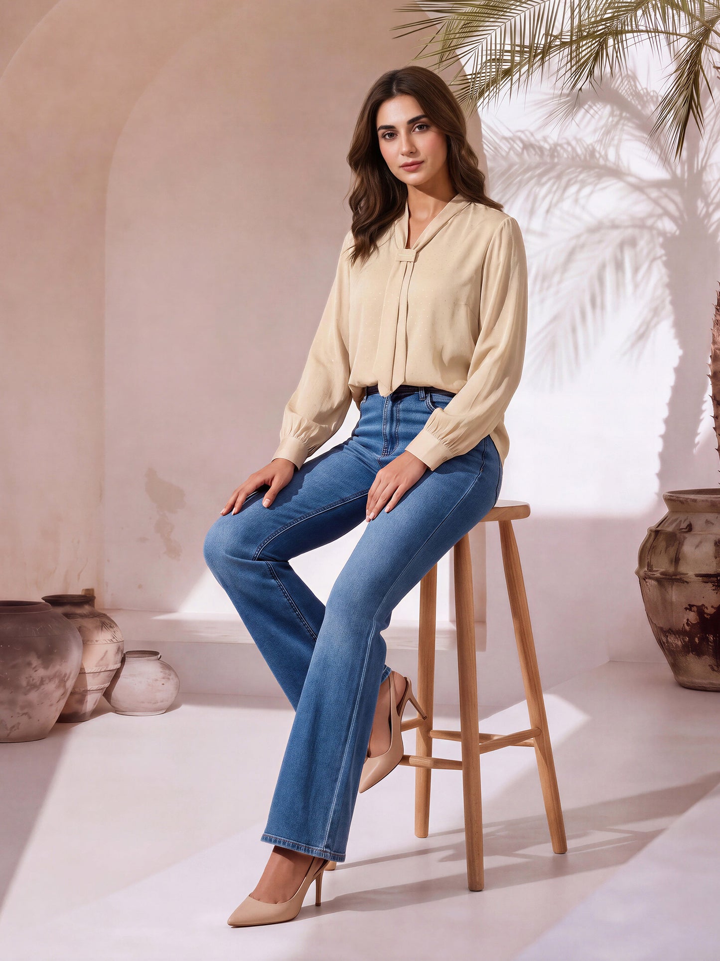 Flowy Tie Top