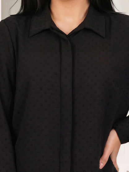 Sheer Collar Top
