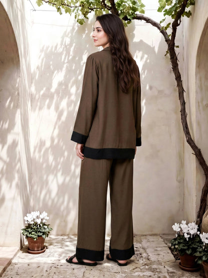 Polyester Viscose Co-ord Set