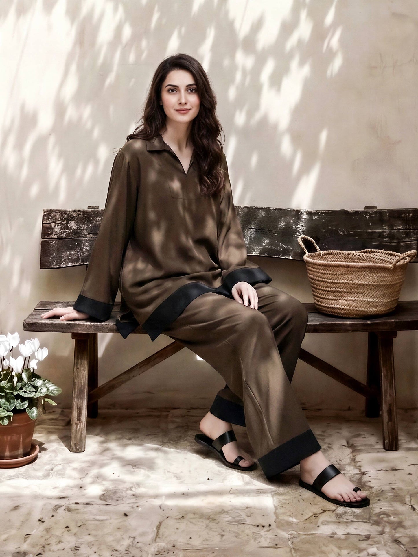 Polyester Viscose Co-ord Set