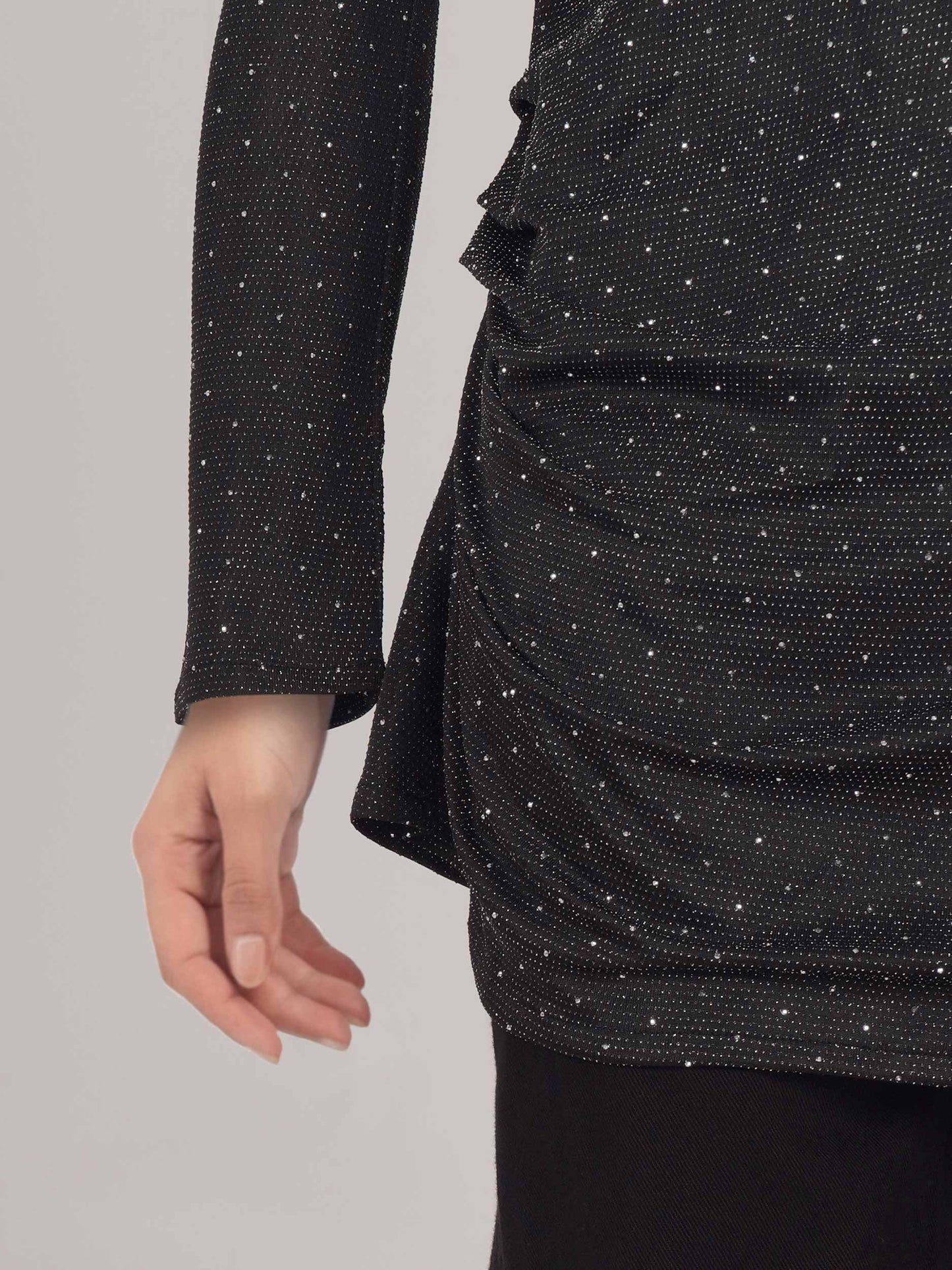 Polyester Viscose Top- Embellished