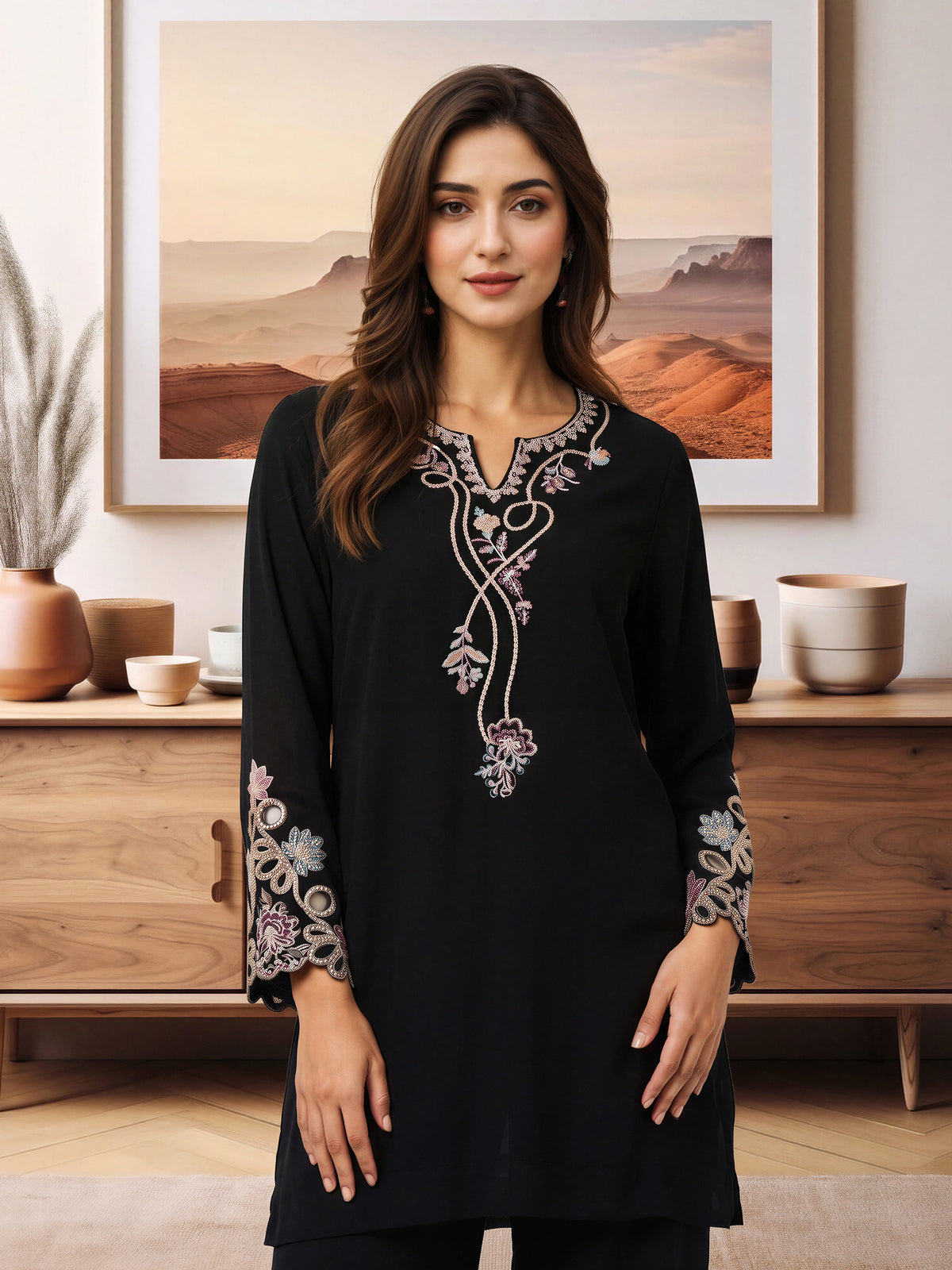 Grip Co-ord Set- Embroidered