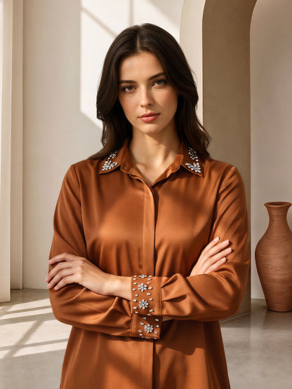 Crystal Collar Co-ord