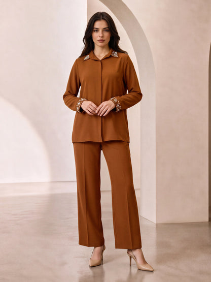 Crystal Collar Co-ord