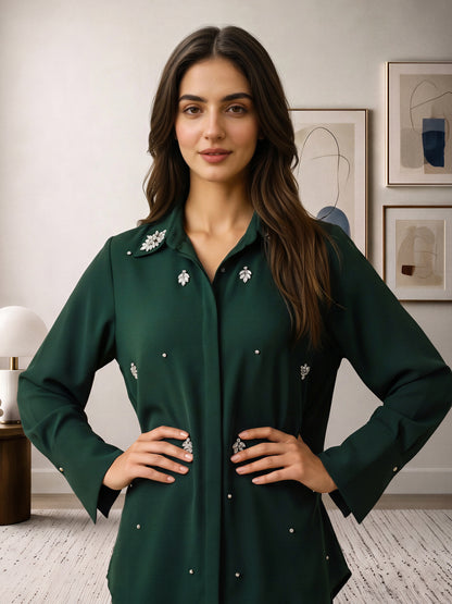 Rhinestone Collar Co-ord