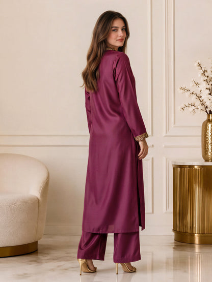 2 Piece Grip Winter Suit- Embroidered (Pret)