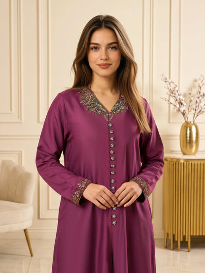 2 Piece Grip Winter Suit- Embroidered (Pret)