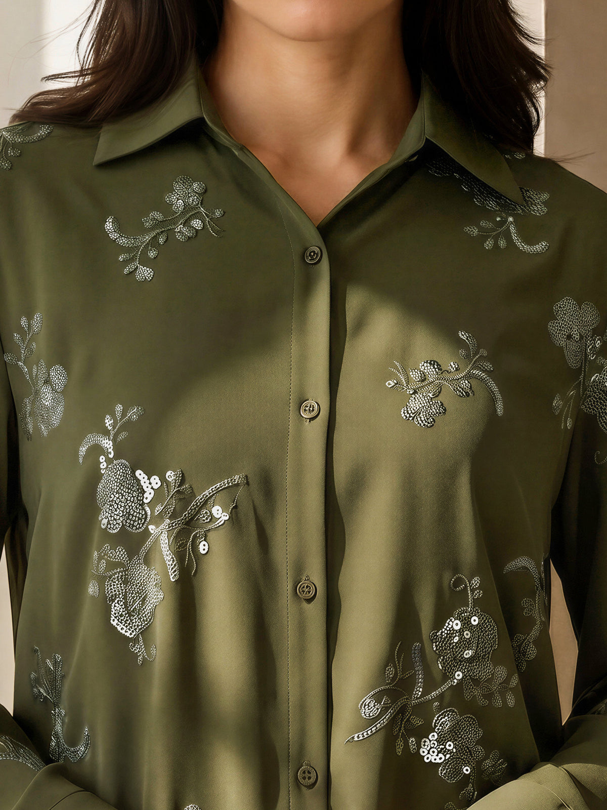 Embroidered Floral Co-ord