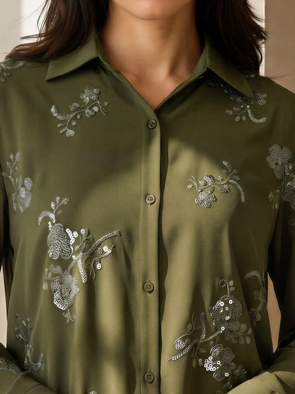 Embroidered Floral Co-ord