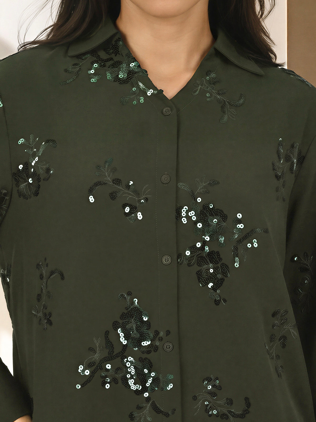 Embroidered Floral Co-ord