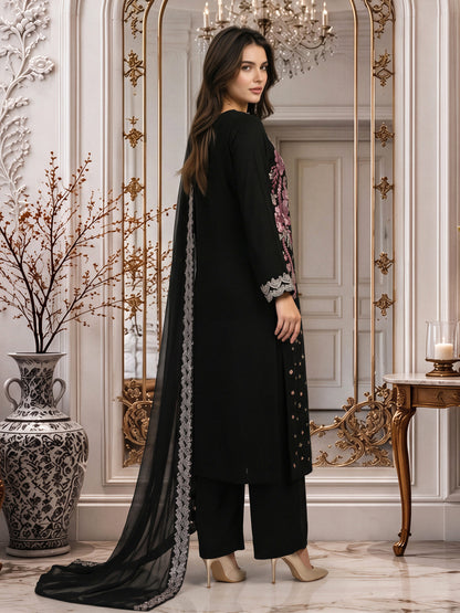 3 Piece Grip Winter Suit- Embroidered (Pret)