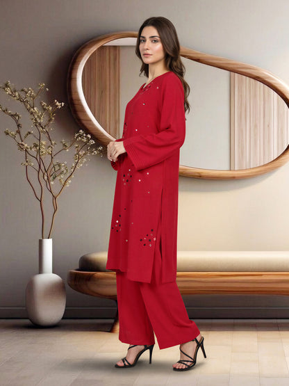 2 Piece Grip Winter Suit- Embroidered (Pret)