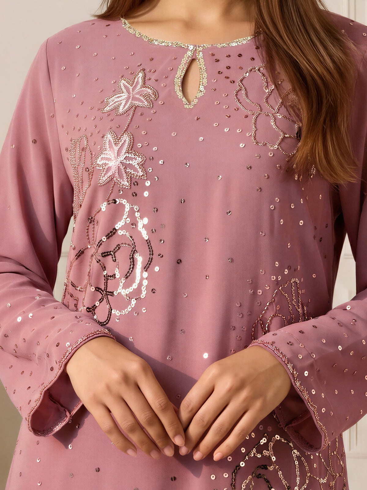2 Piece Grip Winter Suit- Embroidered (Pret)