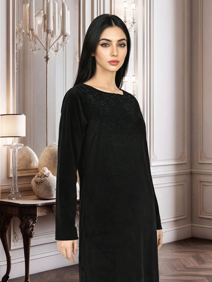 Velour Shimmer Co-ord- Embellished