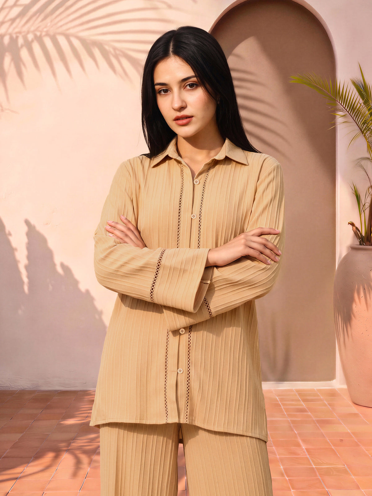 Lace Trim Co-ord Set