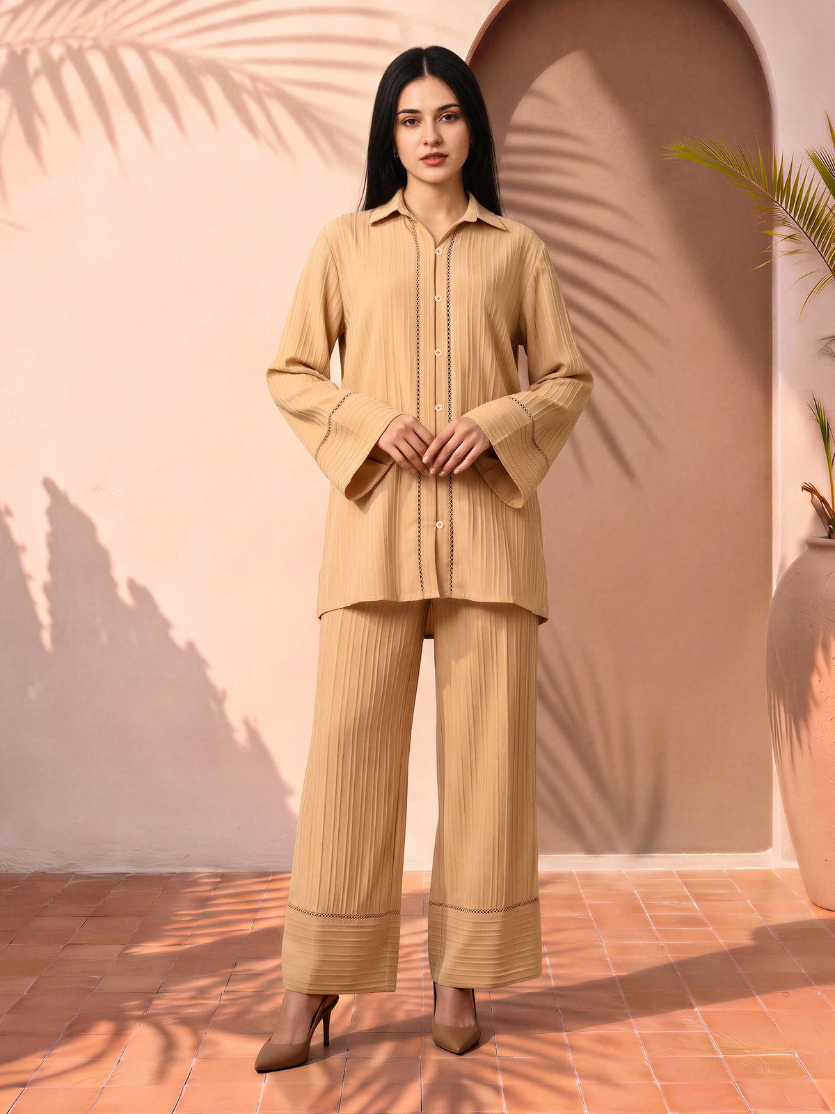 Lace Trim Co-ord Set