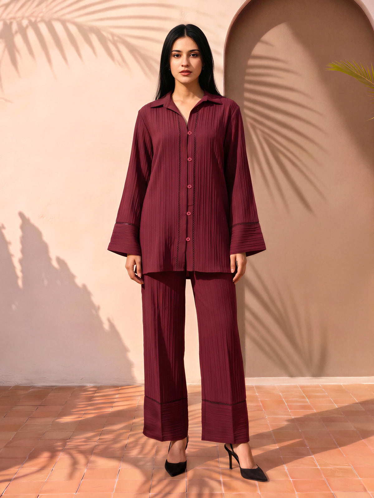 Lace Trim Co-ord Set