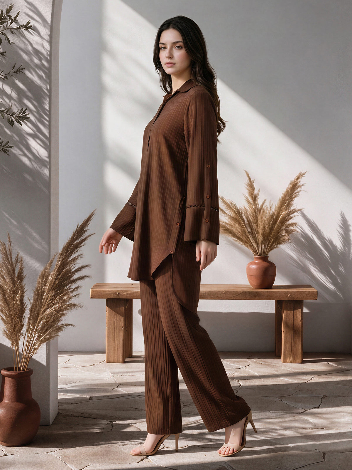 2 Piece Grip Texture Suit (Pret)