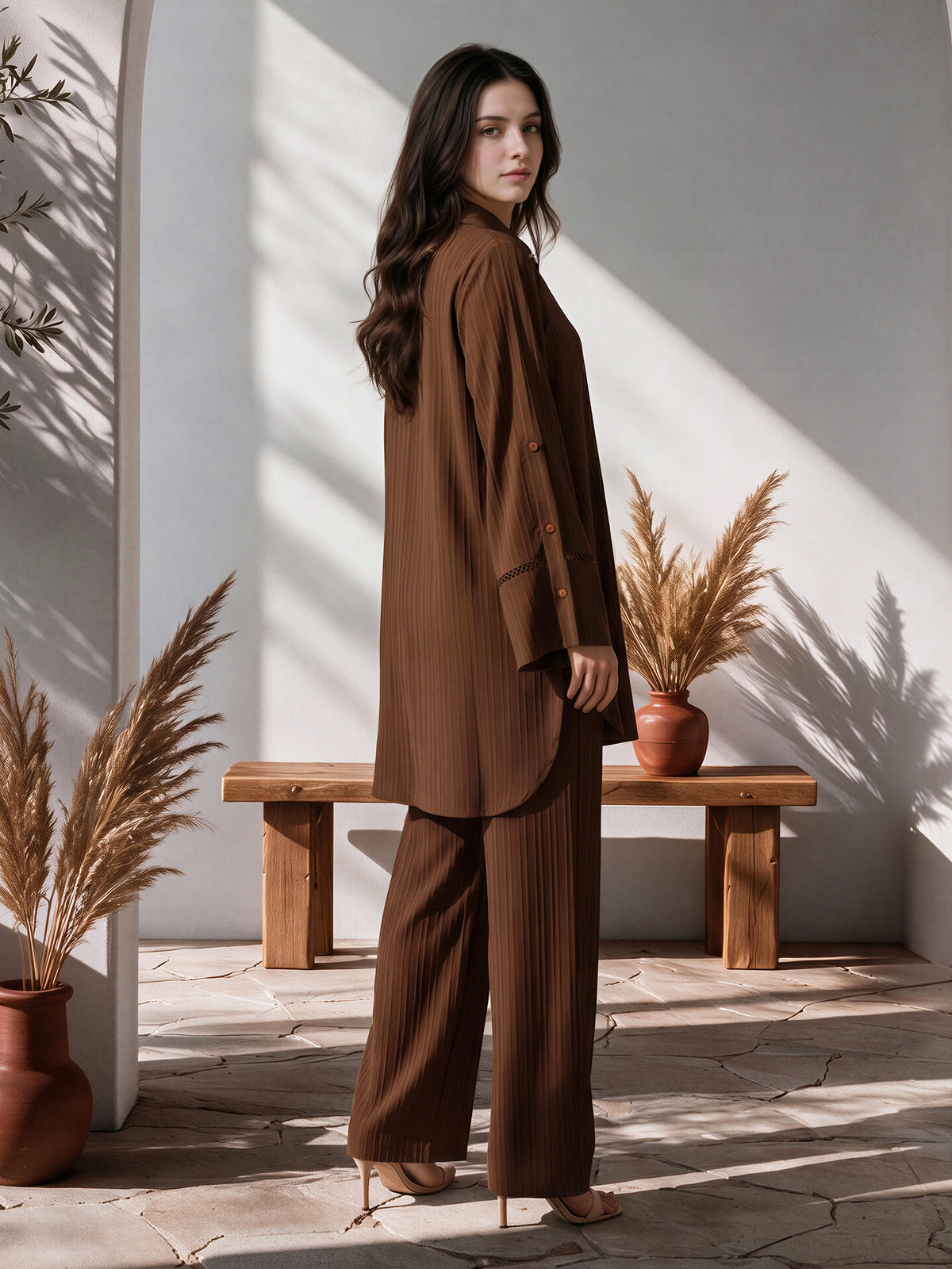 2 Piece Grip Texture Suit (Pret)