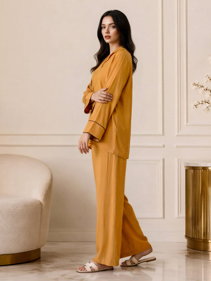 Piped Collar Co-ord
