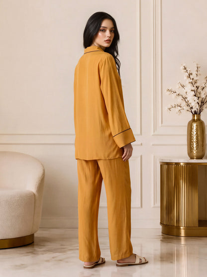 Piped Collar Co-ord