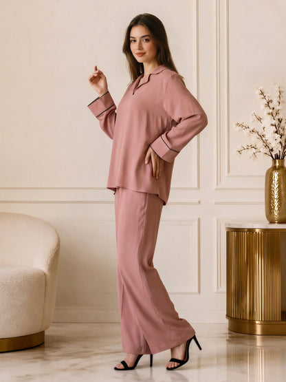 Piped Collar Co-ord