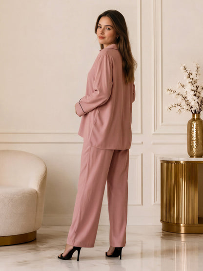Piped Collar Co-ord