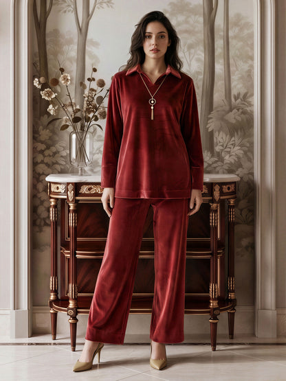 Collared Chain Co-ord