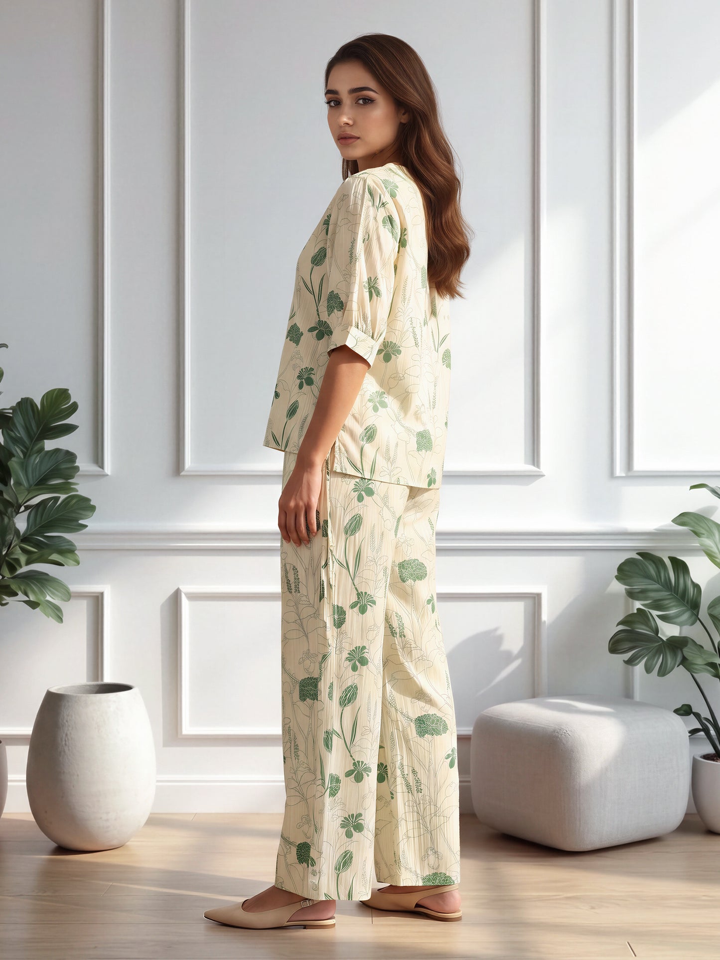 Floral Stripe Co-ord