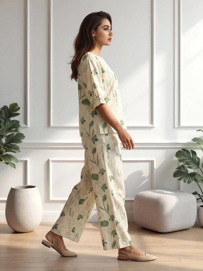 Floral Stripe Co-ord